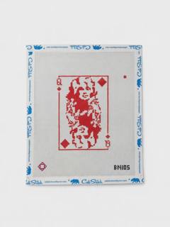 Dolly Queen of Diamonds Card by Bexar Needleworks (thumbnail)
