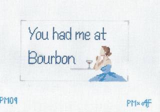 You Had Me At Bourbon by Anne Fisher Needlepoint (thumbnail)