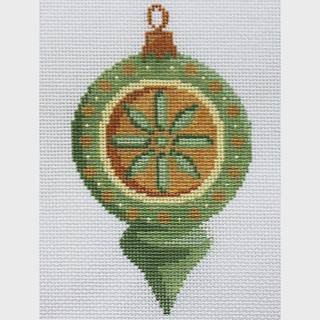 Vintage Ornaments: Green Canvas by PLD Designs (thumbnail)