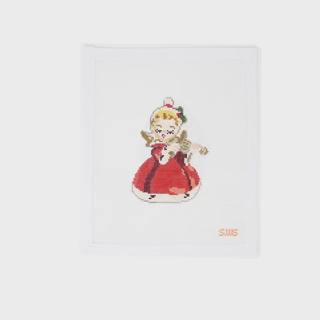Ceramic Violin Angel by Stitching with Stacey (thumbnail)
