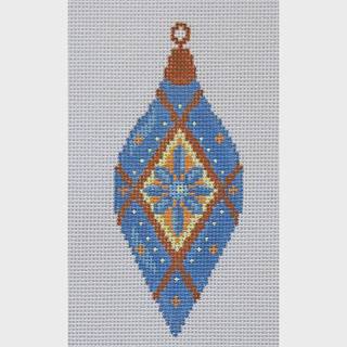 Vintage Ornaments: True Blue Canvas by PLD Designs (thumbnail)