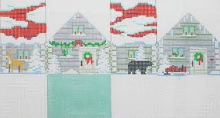 Cabin in the woods mini house by Liz Goodrick-Dillon (Tapestry Tent, via Susan Roberts) (thumbnail)