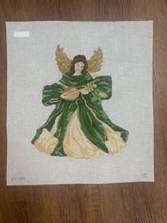 Green & Gold Angel by The Gingham Stitchery (thumbnail)