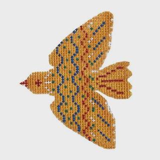Yellow Bird Ornament by Pewter & Pine (now Hello Tess Designs) (thumbnail)