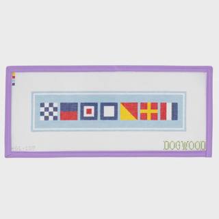 Newport in Nautical Flags by Dogwood Needlepoint (thumbnail)
