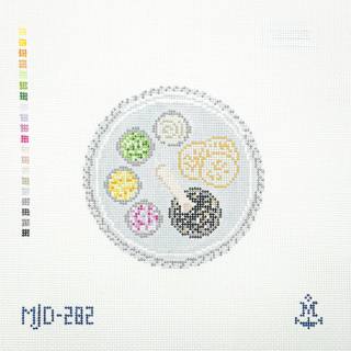 Caviar Tray Ornament by Morgan Julia Designs (thumbnail)