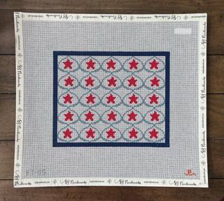 Patriotic Pattern Canvas by Goodpoint Needlepoint (thumbnail)