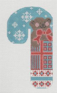 Candy Cane - Teddy Bear by Danji Designs (thumbnail)