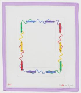 Crayons Picture Frame - 5" x 7" by Julia’s Needleworks (thumbnail)