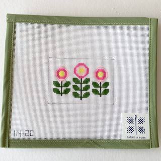 3 blooms, pink by Patricia Sone (thumbnail)