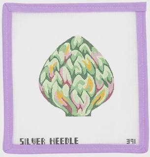 Artichoke by Kelly Clark Needlepoint (Colonial Needle) (thumbnail)