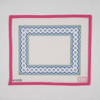 TRUNK -Ric Rack Picture Frame Blue and Green, 5 x 7 by Ann Kaye Studio (thumbnail)