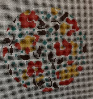 Orange Flowers with Dots by The Curious Cowgirl (thumbnail)
