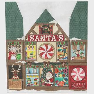 Santa's Workshop by CBK Needlepoint (thumbnail)