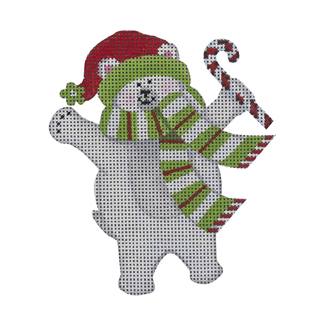 Candy Cane Friends, Polar Bear by Pepperberry Designs (thumbnail)