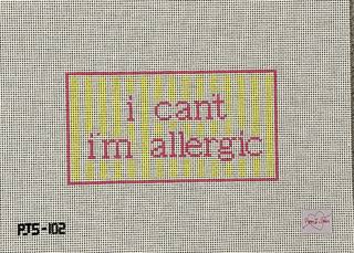 I Can’t I’m Allergic by Poppy J Stitches (thumbnail)