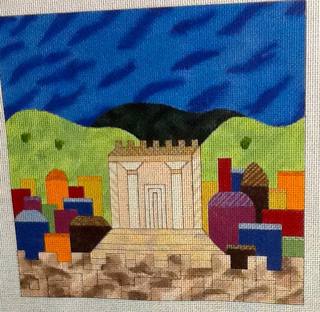 Bet HaMikdash Tefillin by Gone Stitching (thumbnail)