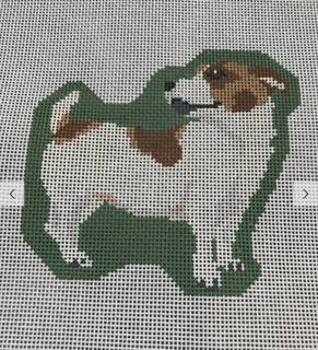 "Delilah" jack russell by Pip & Roo Needleworks (thumbnail)