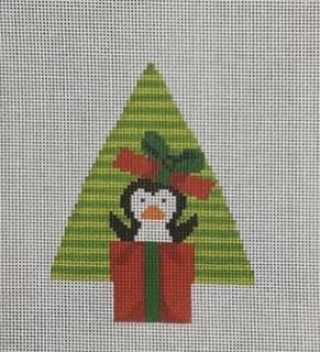 Tree with Penguin in a Present by KCN Designers (thumbnail)