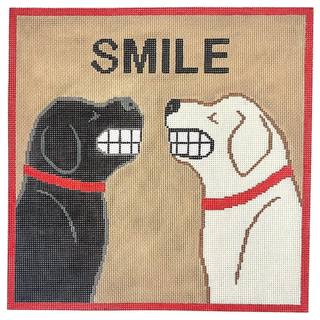 SMILE by Susan Battle Needlepoint (thumbnail)