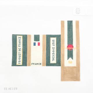 3D Champagne Box by Stitch Style Needlepoint (thumbnail)