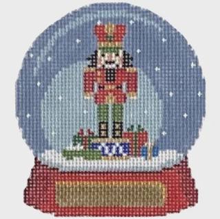 Snow Globe, Nutcracker by Susan Roberts Needlepoint (thumbnail)