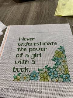 Never underestimate the power of a girl (flowers) by Patti Mann (thumbnail)