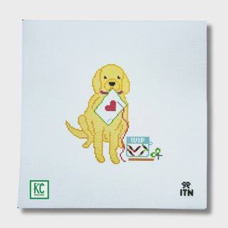 This Little Puppy Ate My WIP by Ivy Thread Needlepoint (thumbnail)