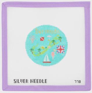 Bermuda by Kelly Clark Needlepoint (Colonial Needle) (thumbnail)