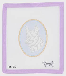 German Shepherd Cameo by Atlantic Blue Canvas (thumbnail)