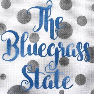 The Bluegrass State Bubbles Square by A Poore Girl Paints (thumbnail)