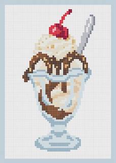 Hot Fudge Sundae Canvas by Princess of Whales (thumbnail)