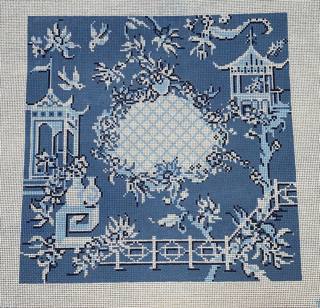 Chinoserie Toile- Blue by Penny Linn Designs (thumbnail)
