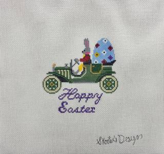 Scooter's Designs Easter Rabbit in Car by Skooters Designs (thumbnail)
