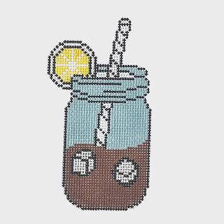 Sweet Tea Ornament by Ziggy Stitches (thumbnail)