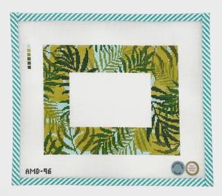 Palm Leaves Frame by Atlantic Blue Canvas (thumbnail)