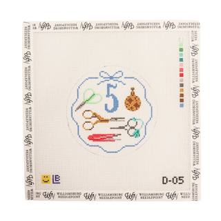 D-05 12 Days of Needlepoint Cutting Tools by Lauren Bloch Designs (thumbnail)