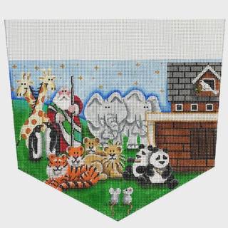 Stocking Cuff: Noah's Ark on 13 by Rebecca Wood Designs (thumbnail)