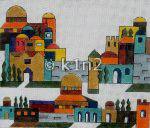 Bright City Tallit Bag by Gone Stitching (thumbnail)