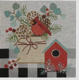 AL-051 Buffalo Check Cardinal by Amanda Lawford (thumbnail)