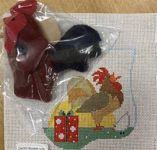 rooster with rooster by Kathy Schenkel (thumbnail)