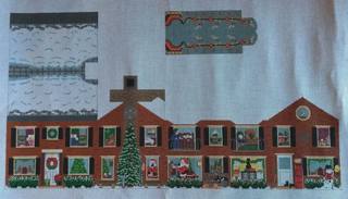 Christmas House 3D by Liz Goodrick-Dillon (Tapestry Tent, via Susan Roberts) (thumbnail)