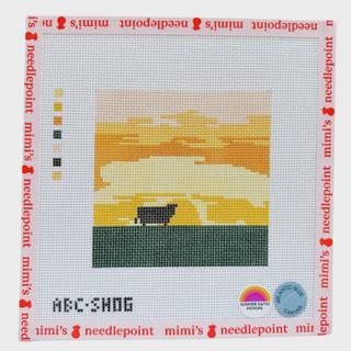 Texas Sunset Square by Atlantic Blue Canvas (thumbnail)