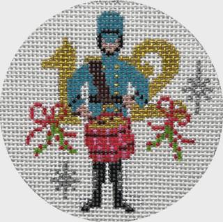 X551 Twelve Drummers Drumming by Alice Peterson (thumbnail)