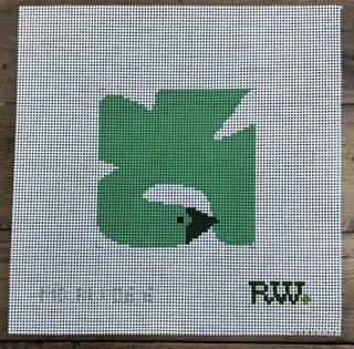 Single Multi Coloured Birds - Green by Mopsey Designs (thumbnail)
