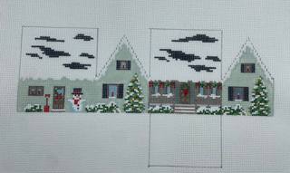 Green Christmas Mini House by Liz Goodrick-Dillon (Tapestry Tent, via Susan Roberts) (thumbnail)