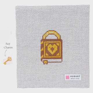 Storybook Love Lock Canvas (Includes Key Charm) by August Design Works (thumbnail)