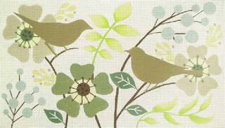 Melissa Shirley Designs Brown Bird Needlepoint Canvas by Melissa Shirley Designs (thumbnail)