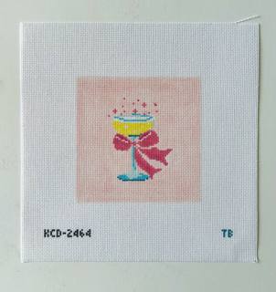 Champagne Glass Canvas by KCN Designers (thumbnail)