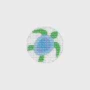 TTF152A - Turtle Aqua/ Light Blue Canvas by Tilli Tomas (thumbnail)